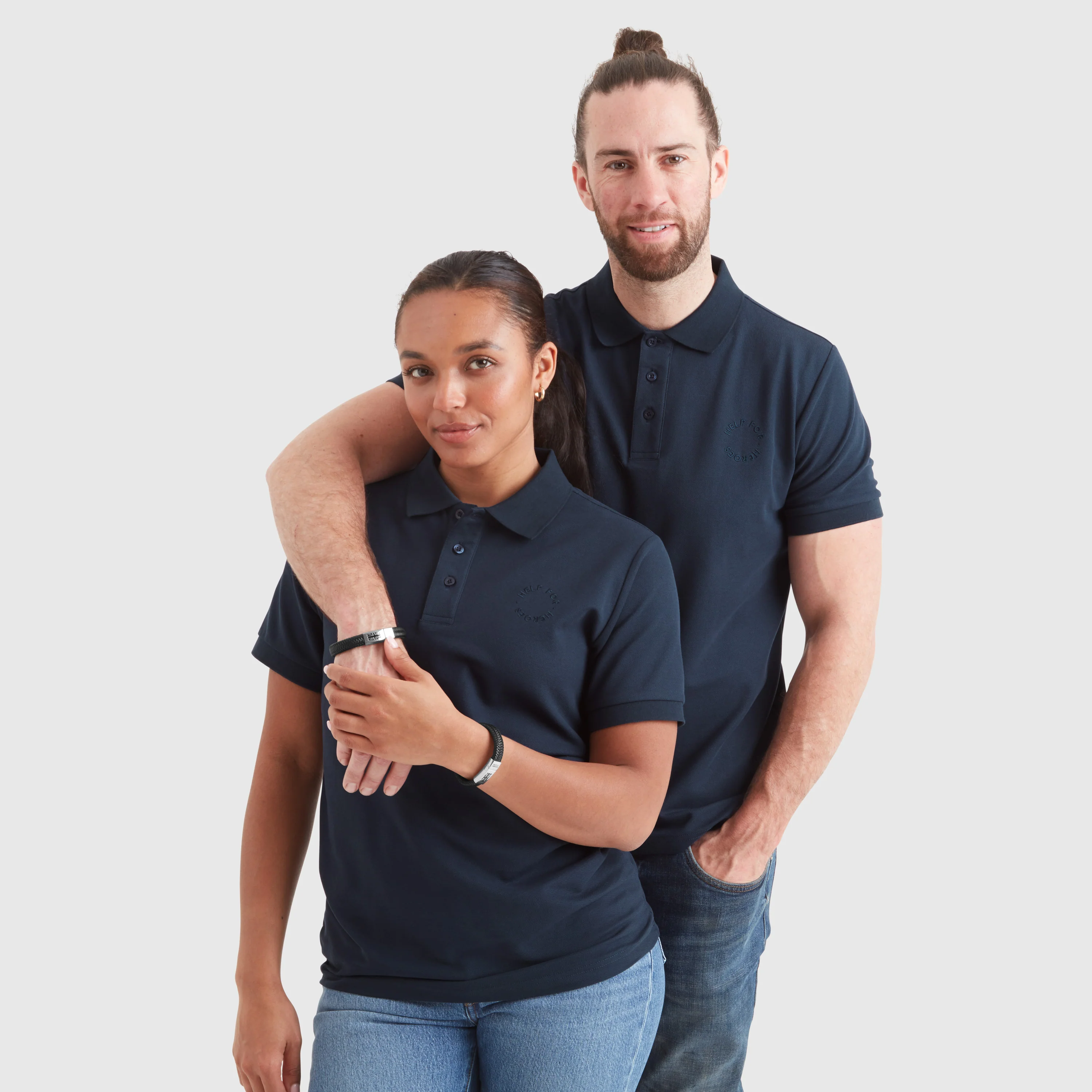 Black Leather Chunky Bracelet - Image 3