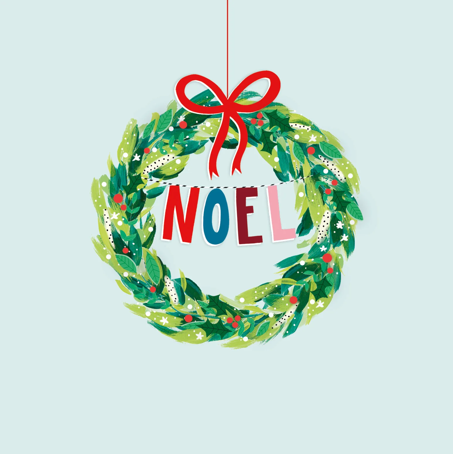 Charity Christmas Cards - Tree & Wreath 20pk - Image 3