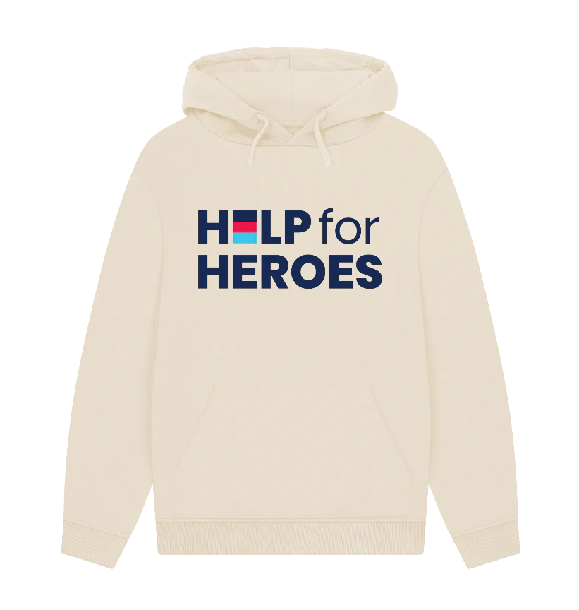 Logo Organic Cotton Hoodie, Oat - Image 3