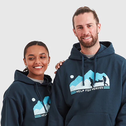 Stretcher Bearer Hoodie, Navy - Image 3