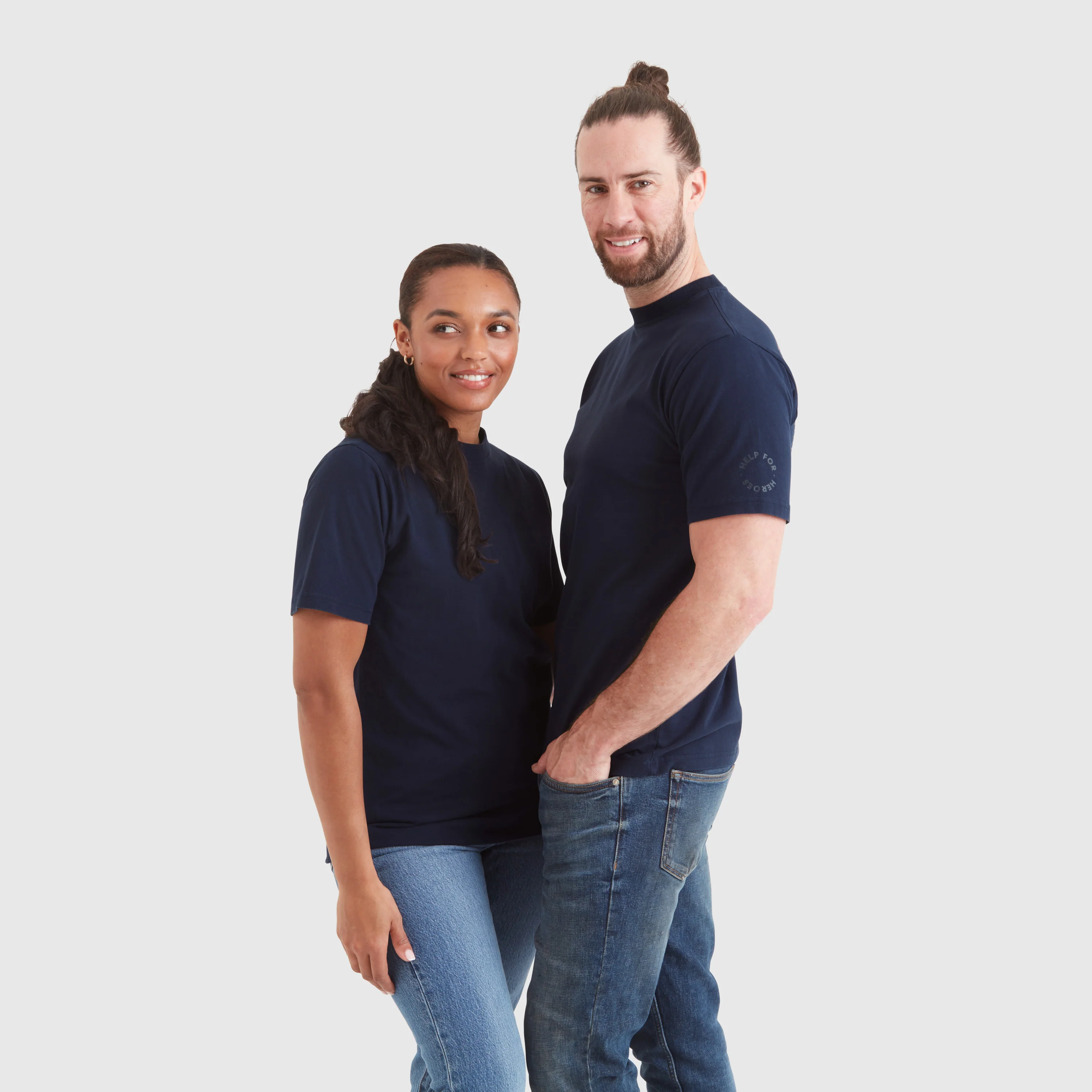 Redefine Your Path T-Shirt, Washed Navy - Image 3